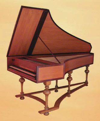 German Single Lautenwerk/Harpsichord Hybrid